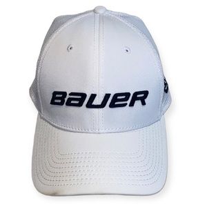 🎀 3/$20 New era‎ Bauer 39thirty hockey cap size S/M
